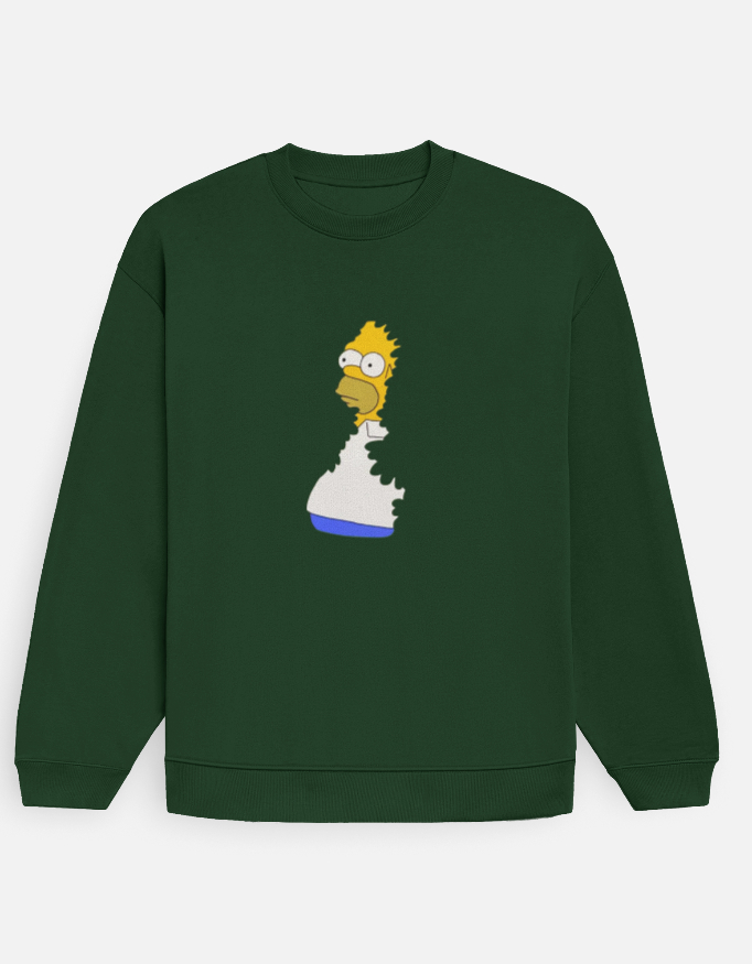 Homer Simpson Meme Unisex Oversized Sweatshirt 