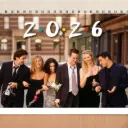 Friends Theme desktop calender 2026 - A nostalgia product