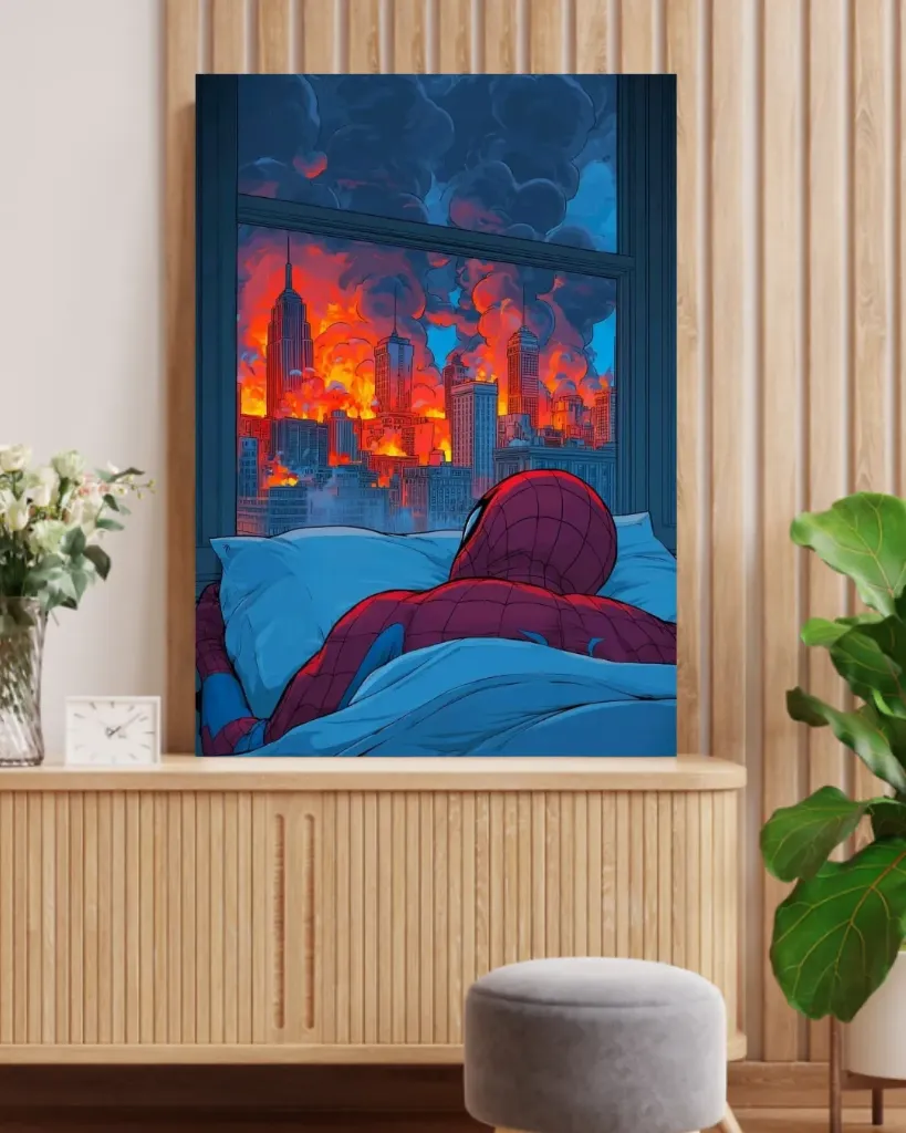 The modern era spiderman canvas prints