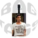 Friends Ross Geller Shrunk Frankie Say RELAY T-Shirt Funny Luggage Tag