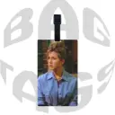 Friends Rachel Green 90s Classic Blue Shirt Fashion Luggage Tag