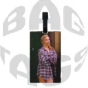 Friends phoebe Funny Luggage Tag | 90s Sitcom Travel Accessory