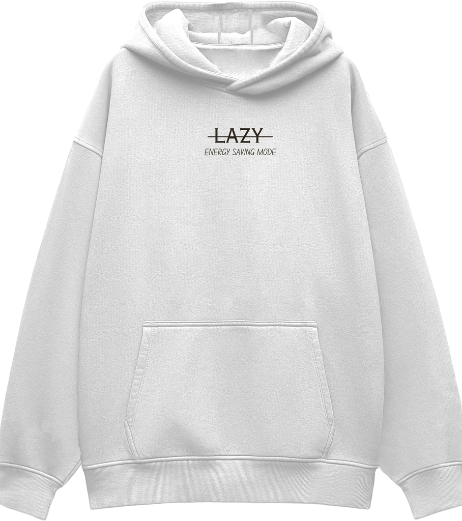 "Lazy: Energy Saving Mode" Oversized Unisex Hoodie