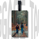 Stranger Things Inspired Acrylic Luggage Tag – Dustin & Steve Artwork | Cool Gift Idea for Him or Her