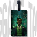 Loki-Inspired Acrylic Luggage Tag – Sleek, Durable & Stylish Travel Tag for Him or Her