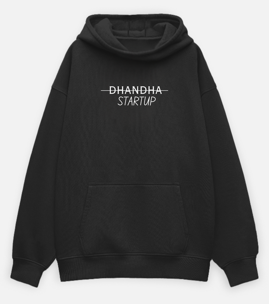 "Dhandha Startup" Oversized Unisex Hoodie