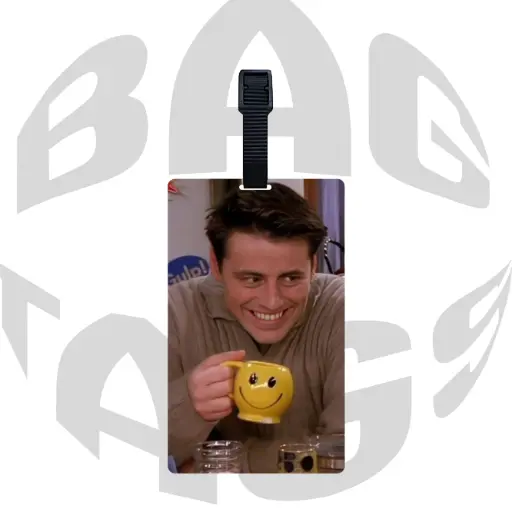 Classic Joey smile  Friends Moment Bag Tag | Quirky Acrylic Travel Tag