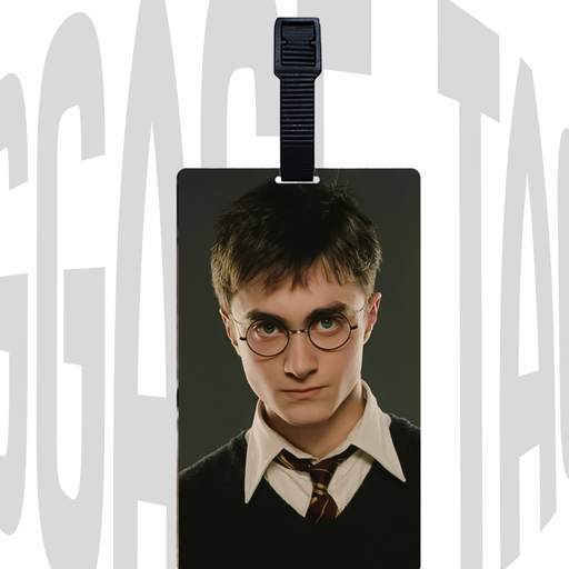 Harry Potter Inspired Acrylic Luggage Tag – Cool Design | Great Travel Gift Idea for Him or Her 