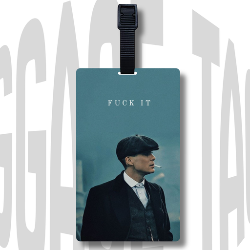 Acrylic Luggage Tag Featuring Thomas Shelby | Sleek Design & Durable Finish | Gift for Him and Travel accessory 