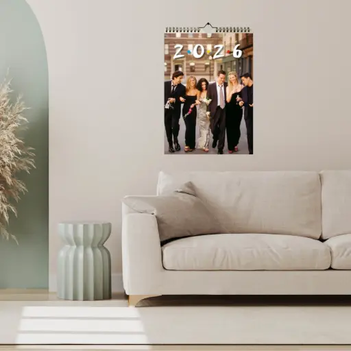 2026 Friends Wall Calendar – Relive the Best Moments from the Iconic TV Show